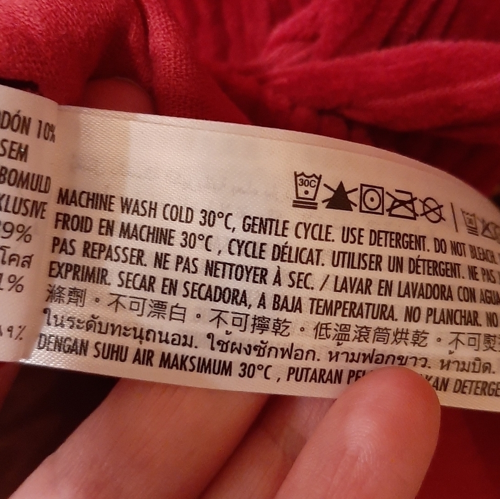 Disney Skirt Women's 3X Turning Red Embroidered Corduroy Mini Vacation Movie Fan - Picture 9 of 10